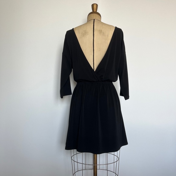 BCBG Open Back Stretch Crepe LBD - Picture 3 of 8